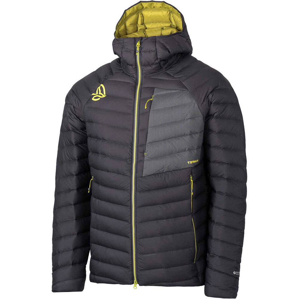Ternua chaqueta outdoor hombre VILMAN 2.0 GRIS vista frontal