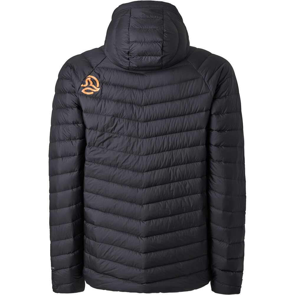 Ternua chaqueta outdoor hombre VILMAN 2.0 NEGRO vista trasera