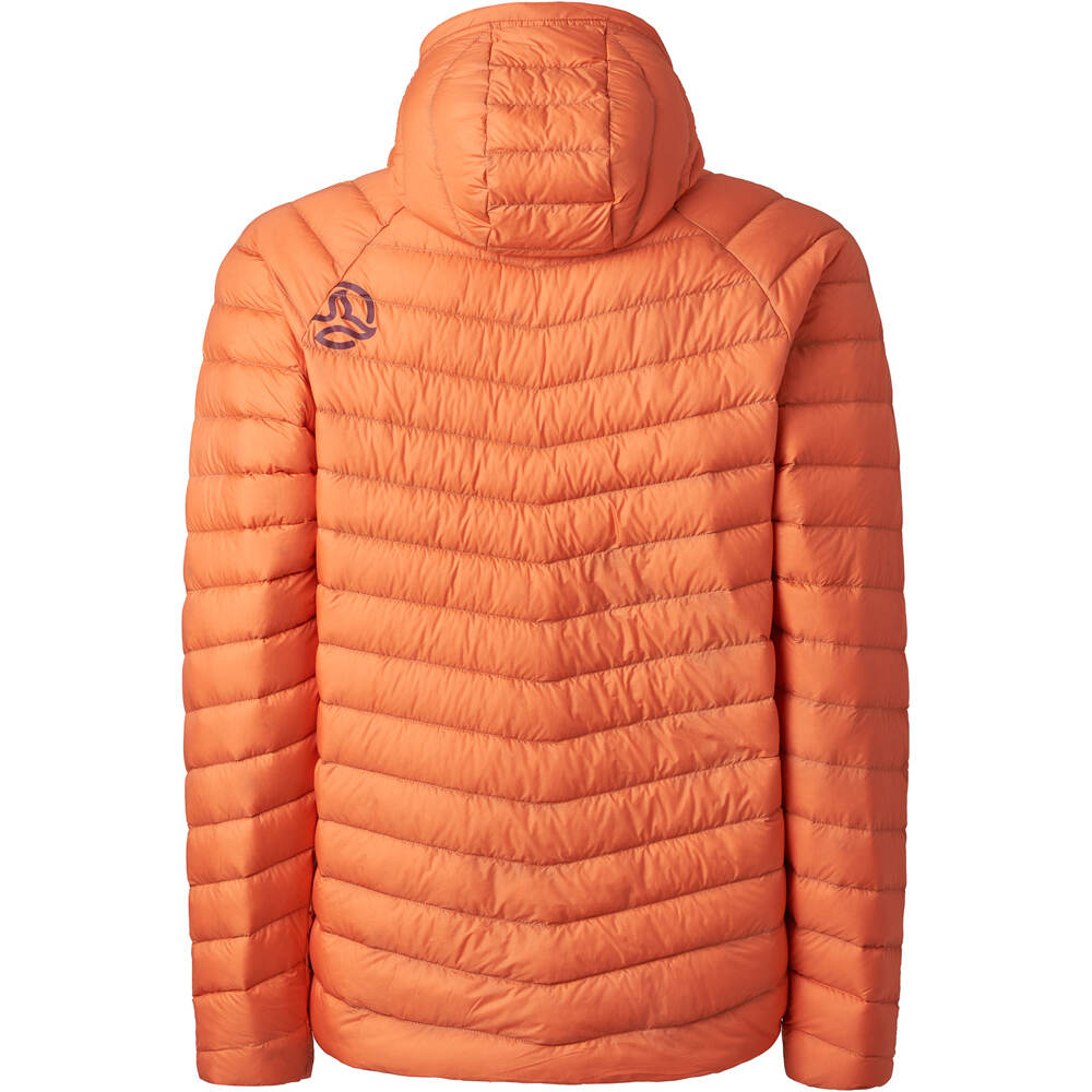 Ternua chaqueta outdoor hombre VILMAN 2.0 ROJO vista trasera