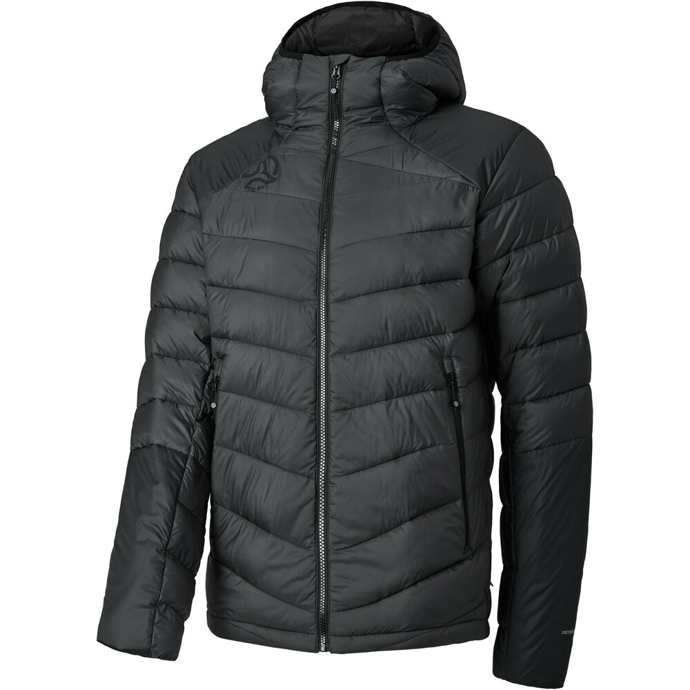 Ternua chaqueta outdoor hombre YAKSAM 2.0 NEGRO vista frontal