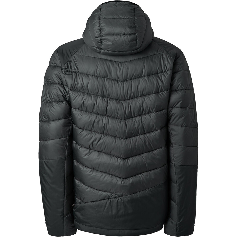 Ternua chaqueta outdoor hombre YAKSAM 2.0 NEGRO vista trasera