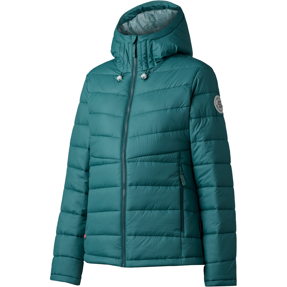 Ternua chaqueta outdoor mujer BALENA 133 AZUL vista frontal
