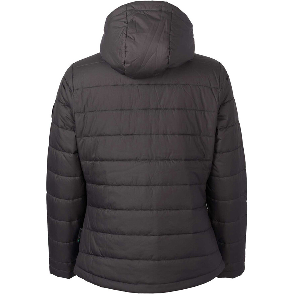 Ternua chaqueta outdoor mujer BALENA 133 NEGRO vista trasera