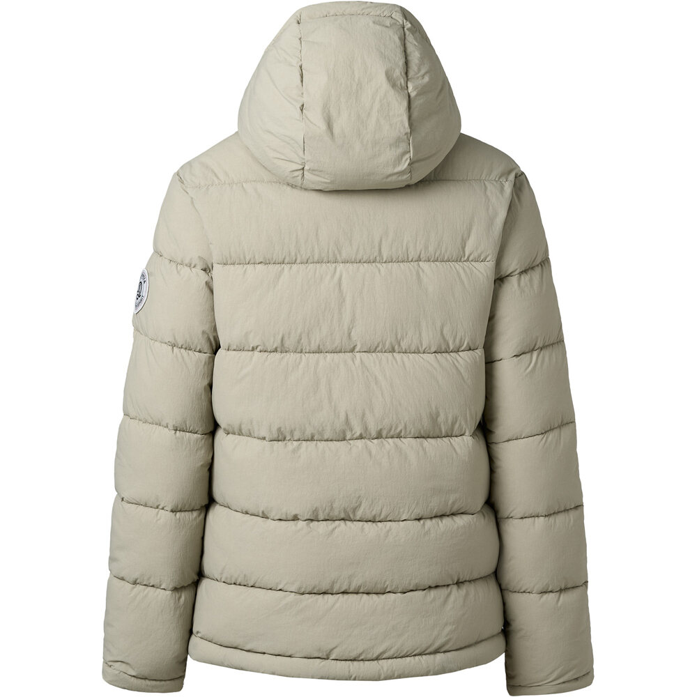 Ternua chaqueta outdoor mujer BALENA 170 BLANCO vista trasera