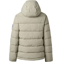 Ternua chaqueta outdoor mujer BALENA 170 BLANCO vista trasera