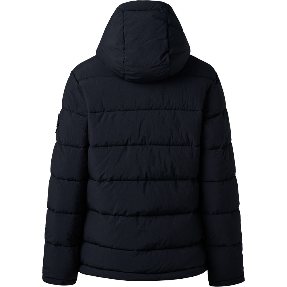 Ternua chaqueta outdoor mujer BALENA 170 NEGRO vista trasera