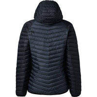 Ternua chaqueta outdoor mujer BIONIK GRIS vista trasera