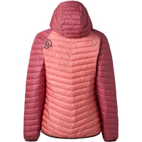 Ternua chaqueta outdoor mujer BIONIK ROSA vista trasera