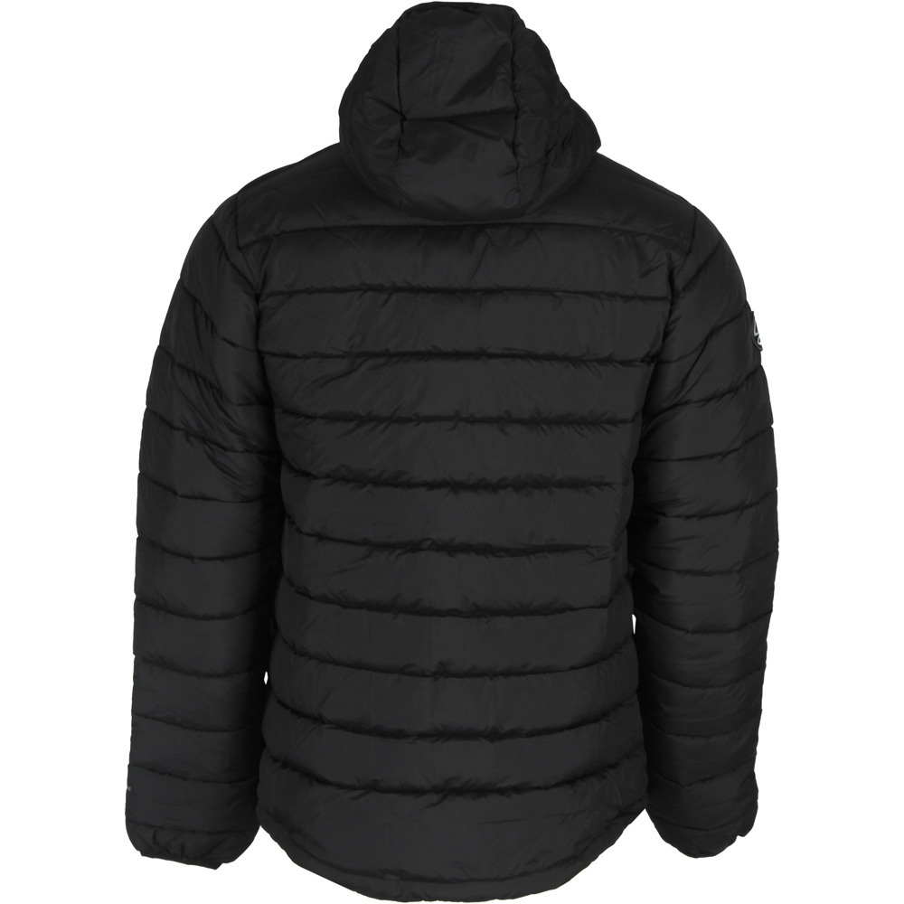 Ternua chaqueta outdoor mujer ROSNI NEGRO vista trasera