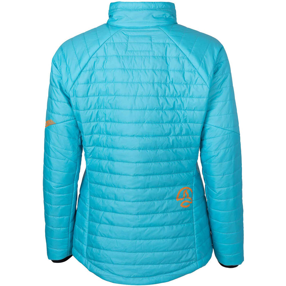 Ternua chaqueta outdoor mujer SHARPU 2.0 AZUL vista trasera