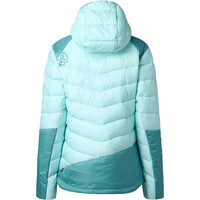 Ternua chaqueta outdoor mujer YAKSIM 2.0 VERDE vista trasera