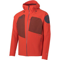 Ternua chaqueta softshell hombre DENIM HARD NARANJA vista frontal