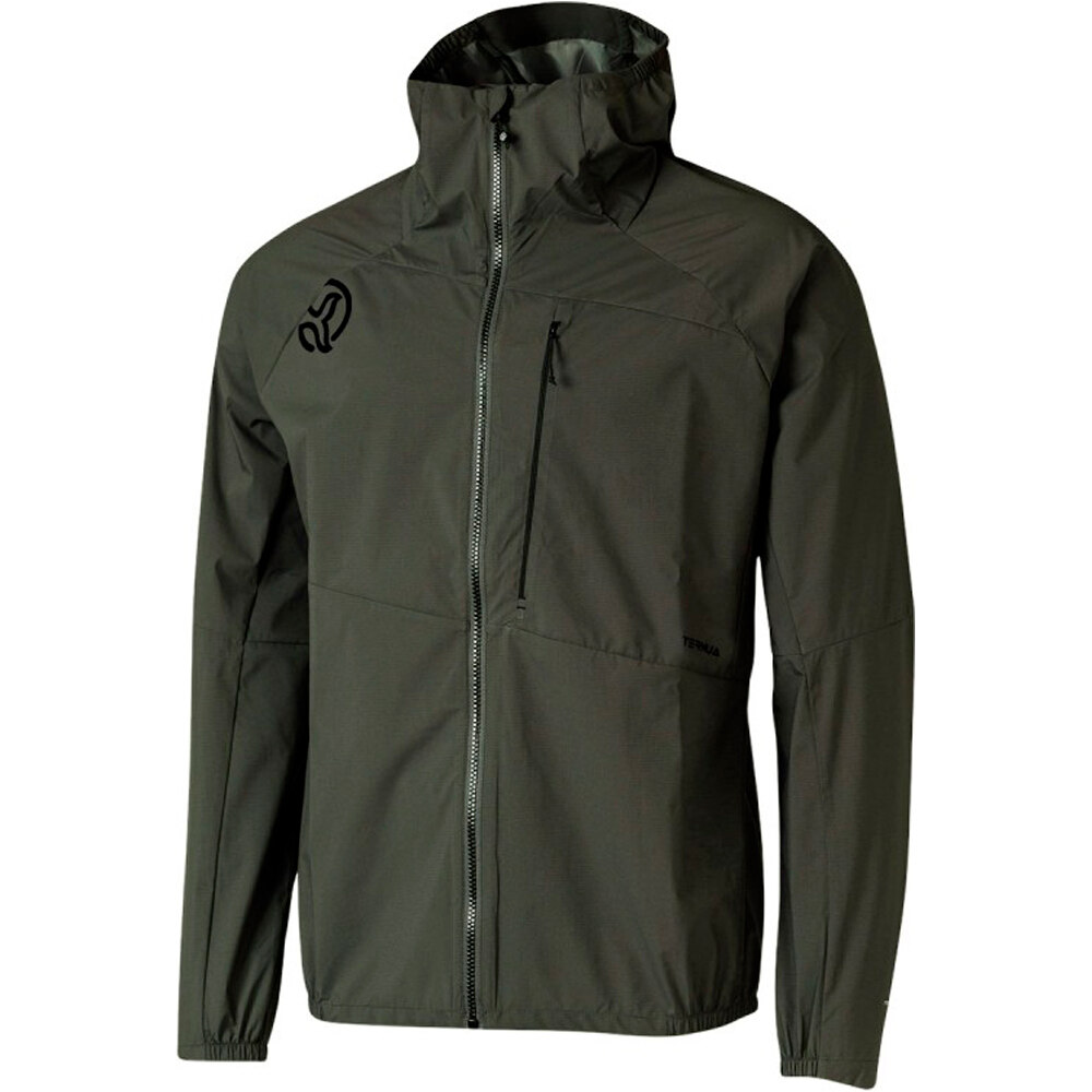 Ternua chaqueta softshell hombre OTTO LITE GRIS vista frontal