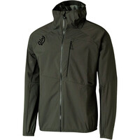 Ternua chaqueta softshell hombre OTTO LITE GRIS vista frontal