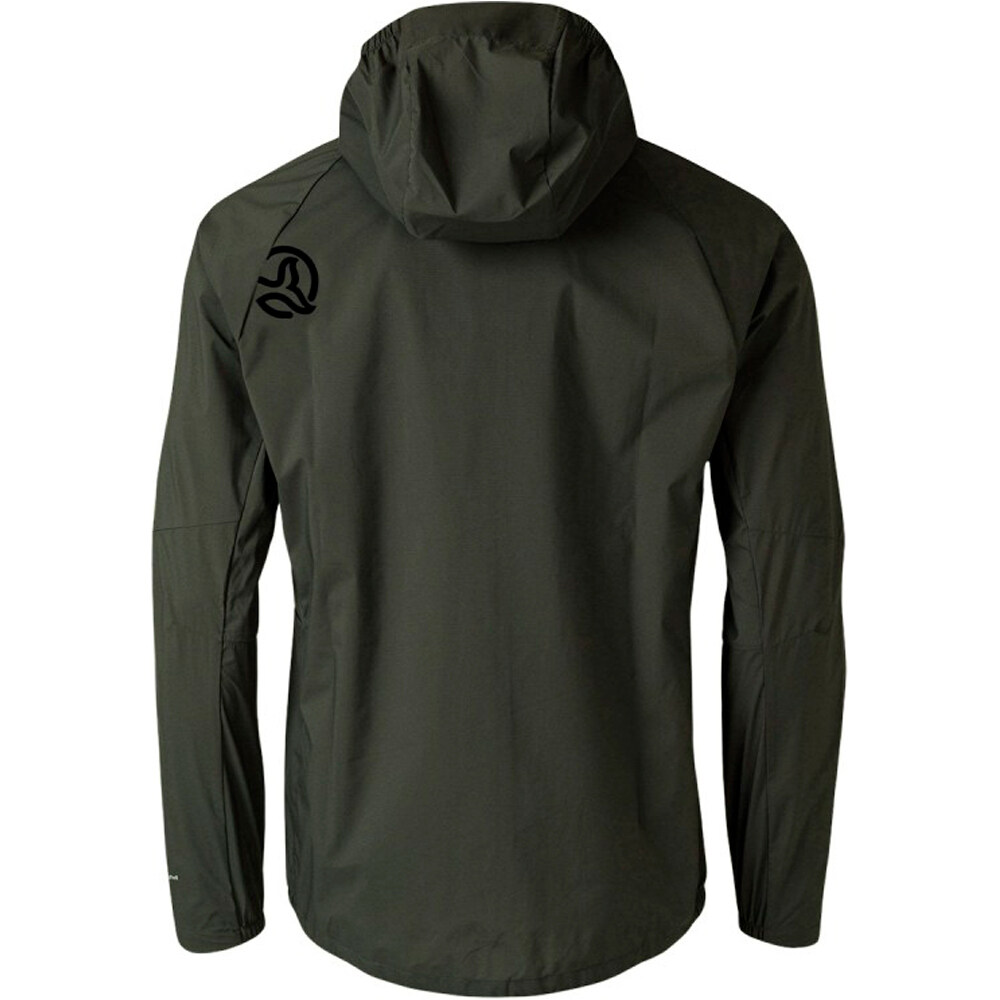 Ternua chaqueta softshell hombre OTTO LITE GRIS vista trasera