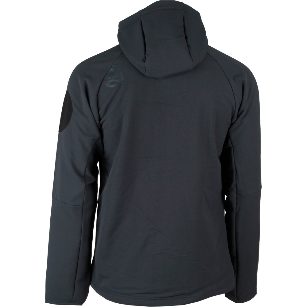 Ternua chaqueta softshell hombre SARK GRIS vista trasera
