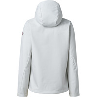 Ternua chaqueta softshell mujer BENTON GRIS vista trasera