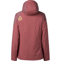 Ternua chaqueta softshell mujer KIMOA ROJO vista trasera