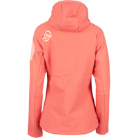 Ternua chaqueta softshell mujer SARKE ROSA vista trasera
