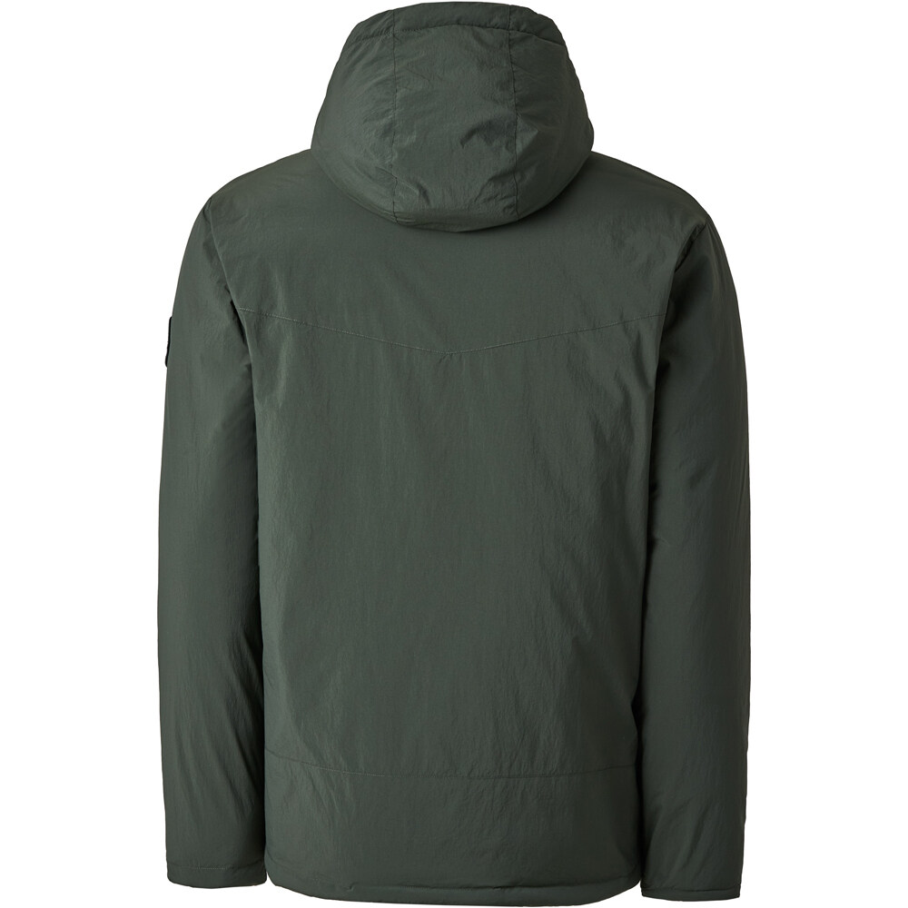 Ternua chaquetas hombre BALENA 150 VERDE vista trasera