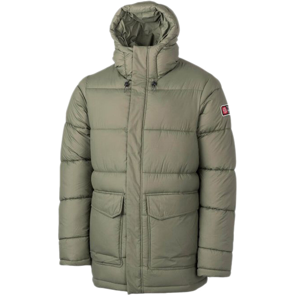 Ternua chaquetas hombre BALENA 400 VERDE vista frontal
