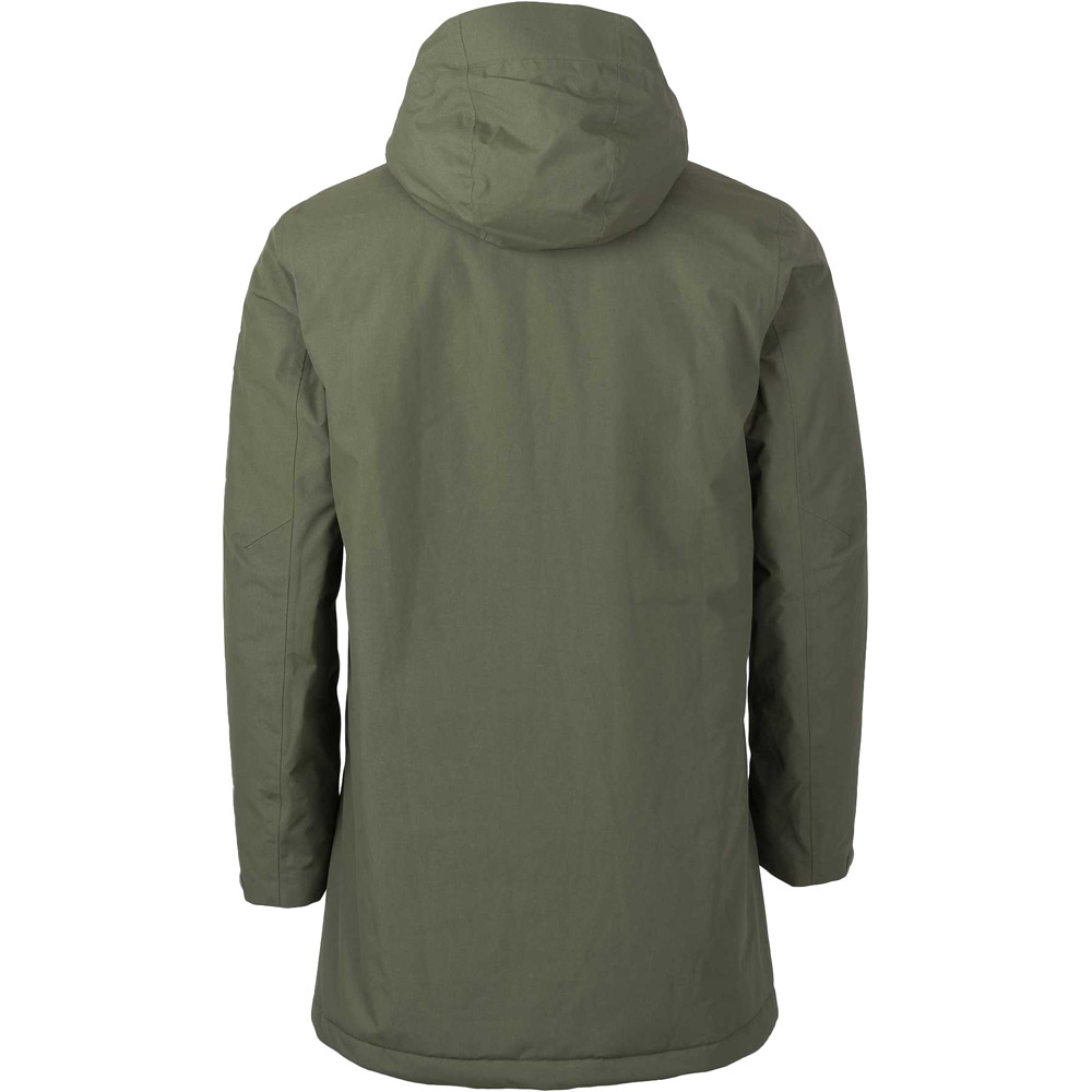 Ternua chaquetas hombre NASKAUPI VERDE vista trasera