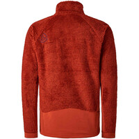 Ternua forro polar hombre LOFTER ROJO vista trasera