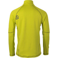 Ternua forro polar hombre MOMHILL AMARILLO vista trasera