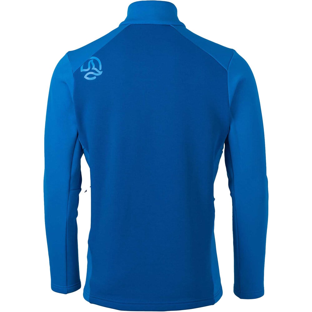 Ternua forro polar hombre PUNJAK AZUL vista trasera