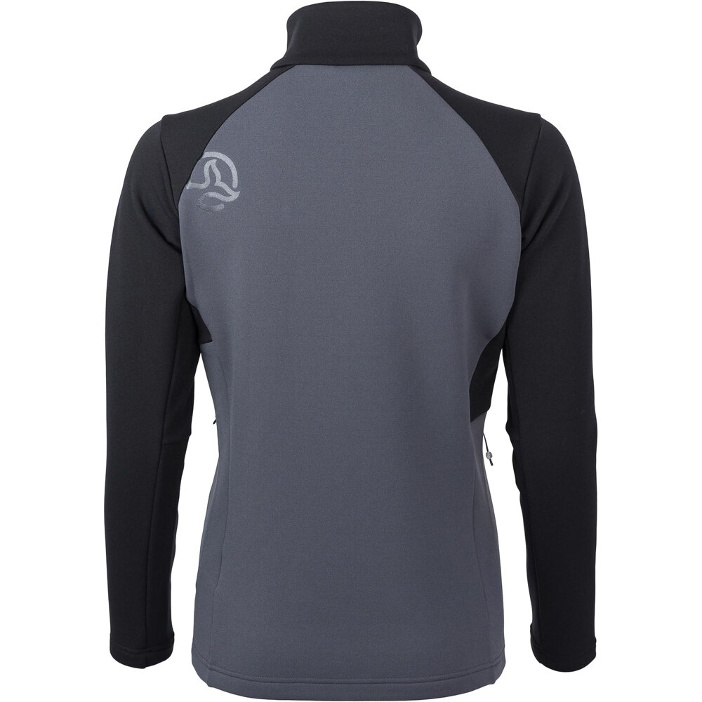 Ternua forro polar hombre PUNJAK GRIS vista trasera