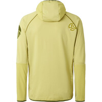 Ternua forro polar hombre RAGGER HOOD VERDE vista trasera