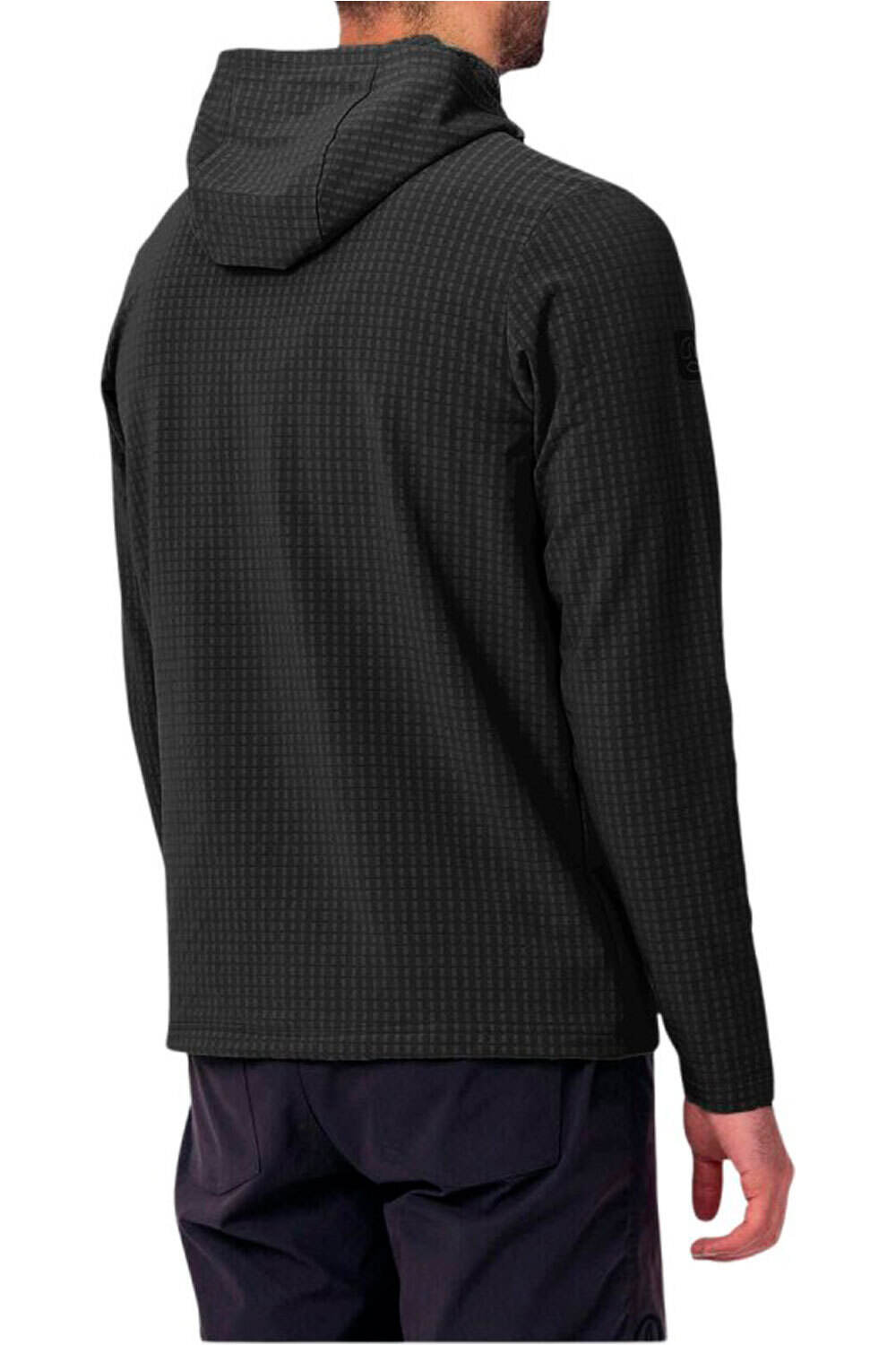 Ternua forro polar hombre REIDVILLE NEGRO vista trasera