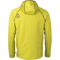 Ternua forro polar hombre SAKKET 2.0 AMARILLO vista trasera