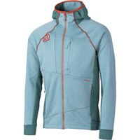 Ternua forro polar hombre SAKKET 2.0 GRIS vista frontal