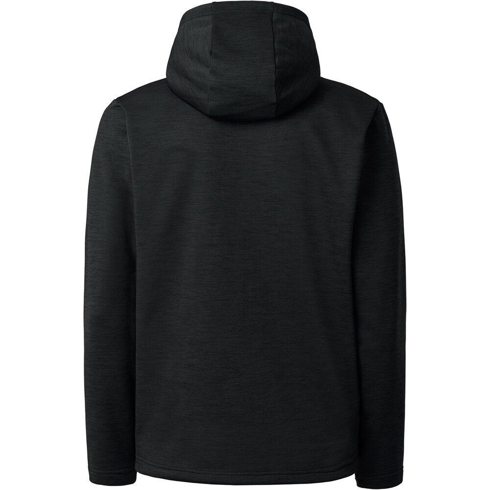 Ternua forro polar hombre TOSLOW NEGRO vista trasera