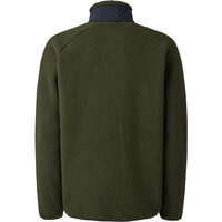 Ternua forro polar hombre TRITON VERDE vista trasera