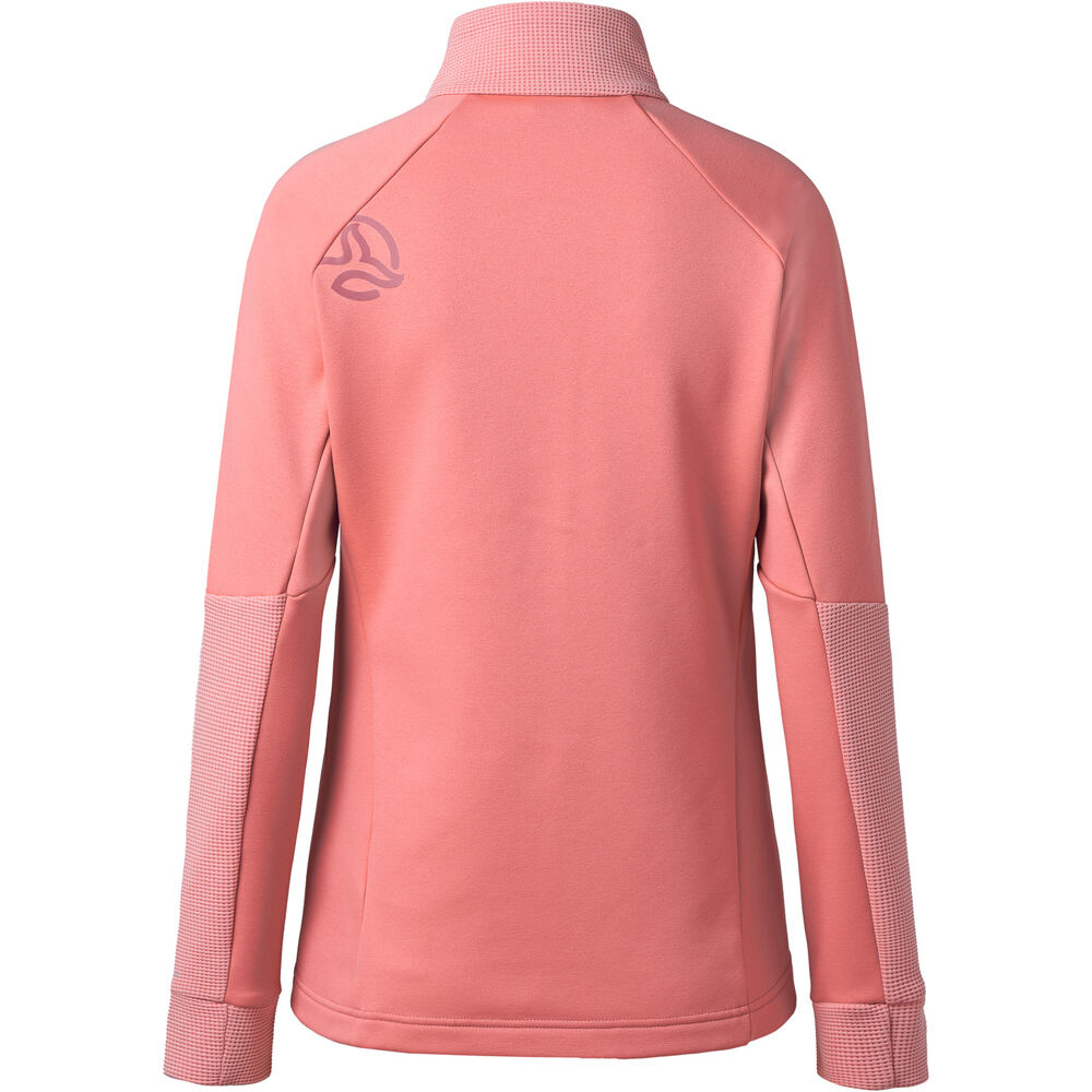 Ternua forro polar mujer KALEKKIA 2.0 ROSA vista trasera