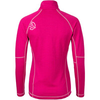 Ternua forro polar mujer MOMHILL ROSA vista trasera