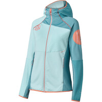 Ternua forro polar mujer RAGGER AZUL vista frontal