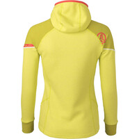 Ternua forro polar mujer RAPID AMARILLO vista trasera
