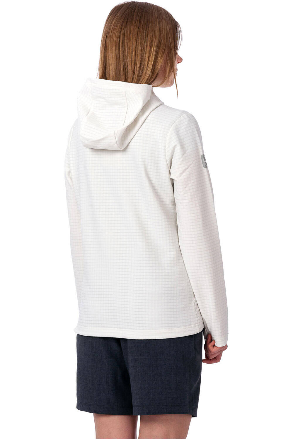 Ternua forro polar mujer REIDVILLE BLANCO vista trasera