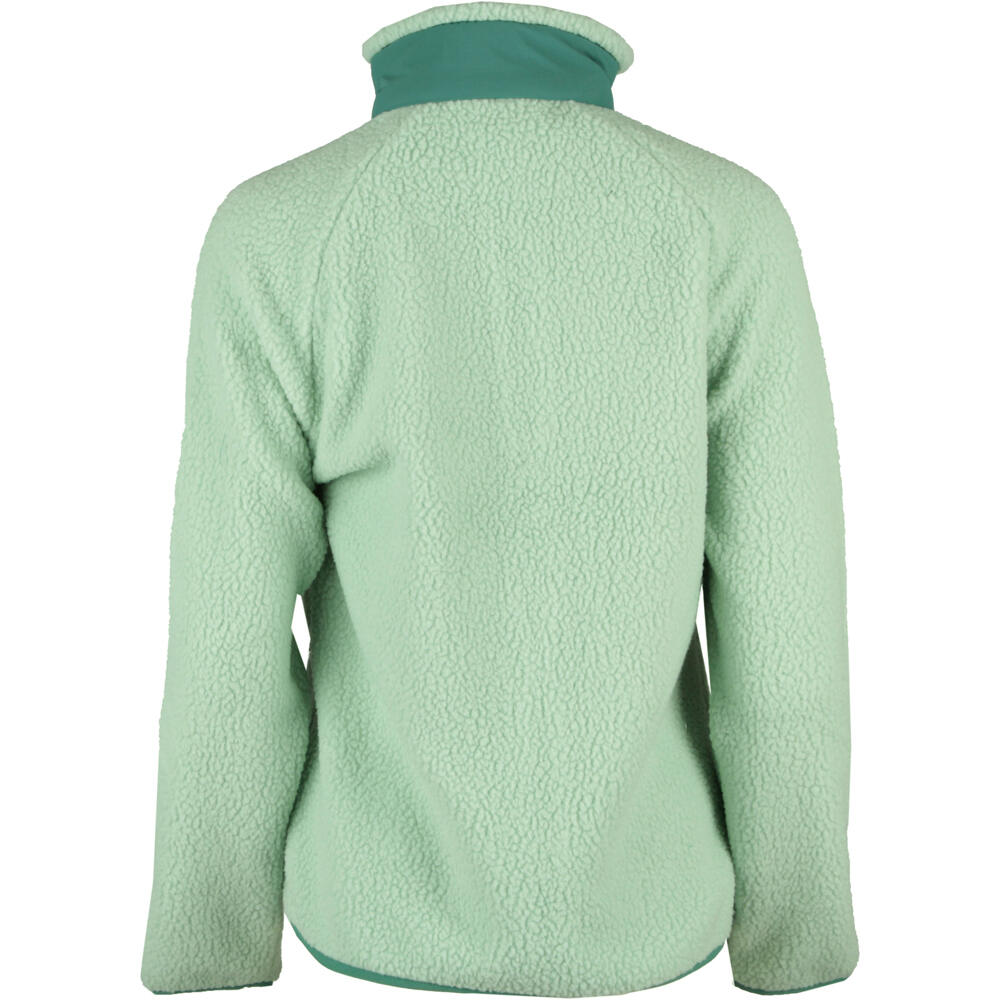 Ternua forro polar mujer TRITON AZUL vista trasera