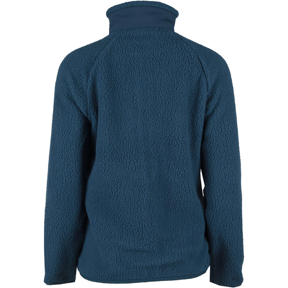 Ternua forro polar mujer TRITON AZUL vista trasera