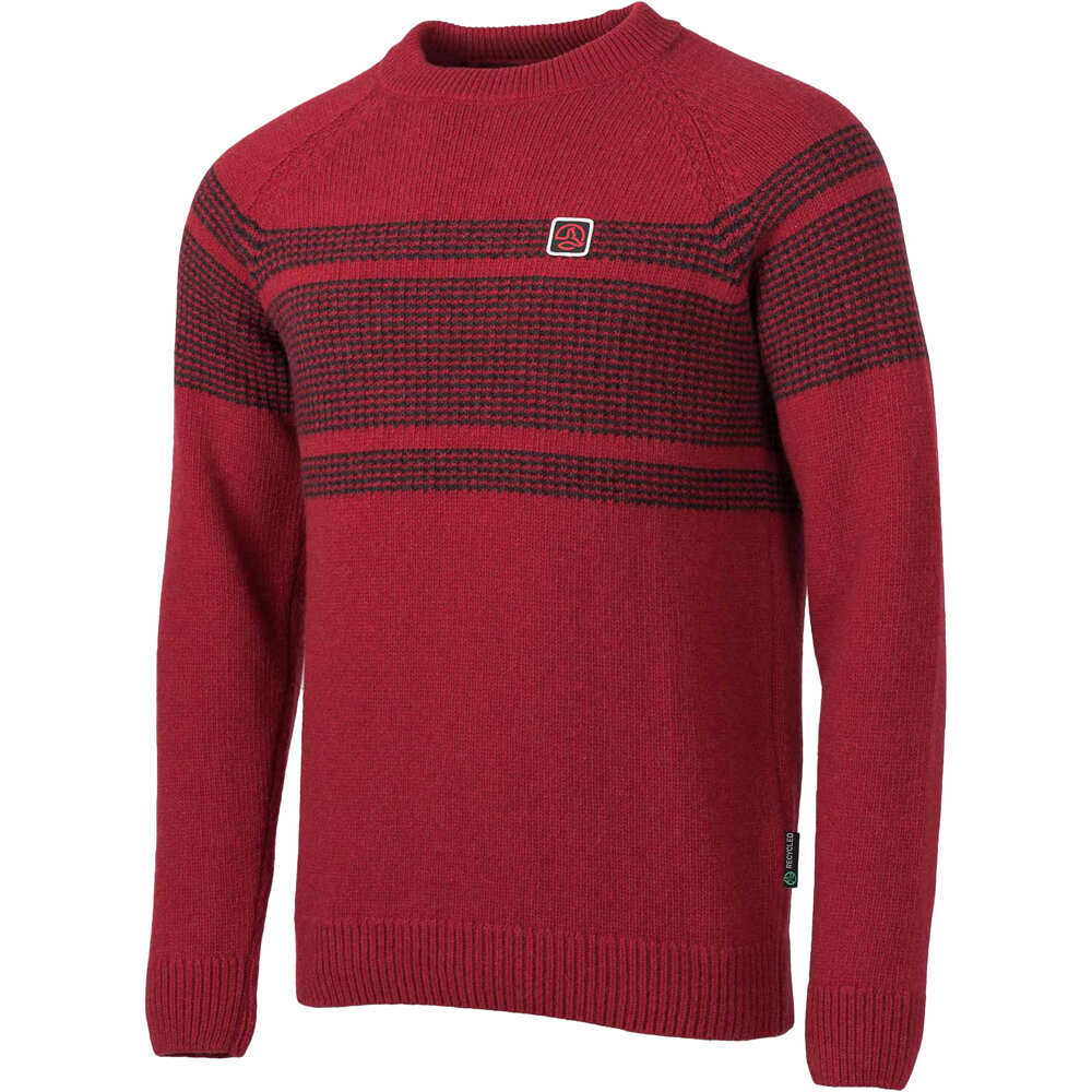 Ternua jersey hombre NUNAVUT MARRON vista frontal
