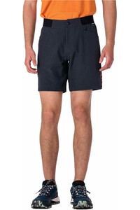 Ternua pantalón corto montaña hombre FELKIN GRIS vista trasera