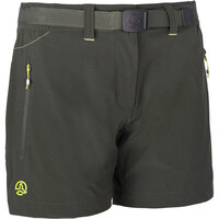 Ternua pantalón corto montaña mujer FRIZA VERDE vista frontal