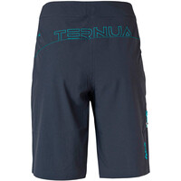 Ternua pantalón corto montaña mujer KULTUS GRIS vista trasera