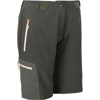 Ternua pantalón corto montaña mujer KULTUS VERDE vista frontal