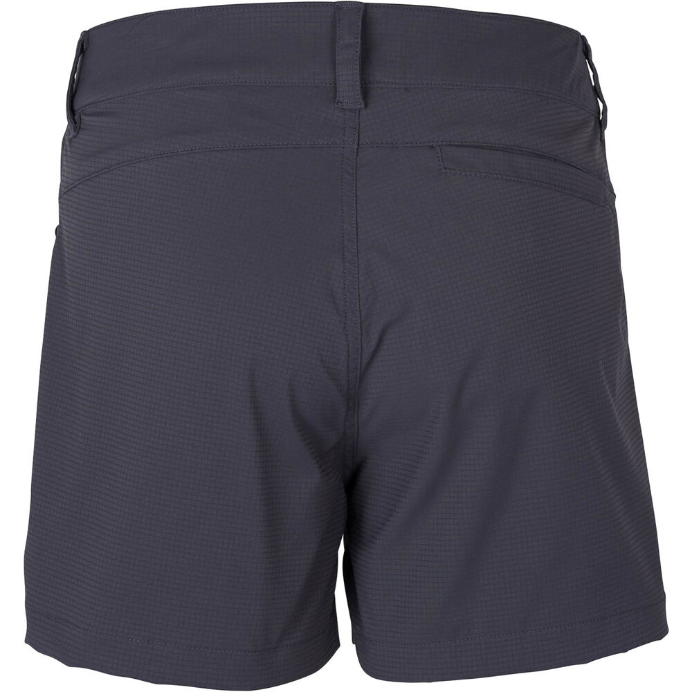 Ternua pantalón corto montaña mujer STAGGY GRIS vista trasera
