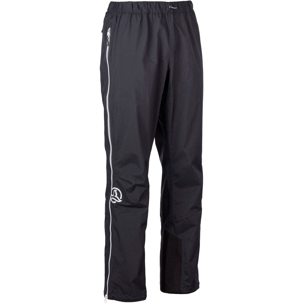 Ternua pantalón impermeable hombre RADIAL NEGRO vista frontal
